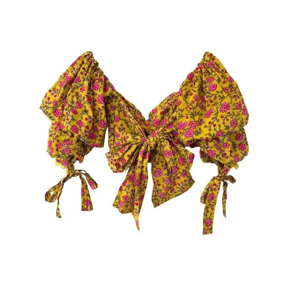 EDDY Anthropologie Patsy Fluted Skirt Hadley Crop Top Outfit Set Size 8 Medium - Picture 7 of 14